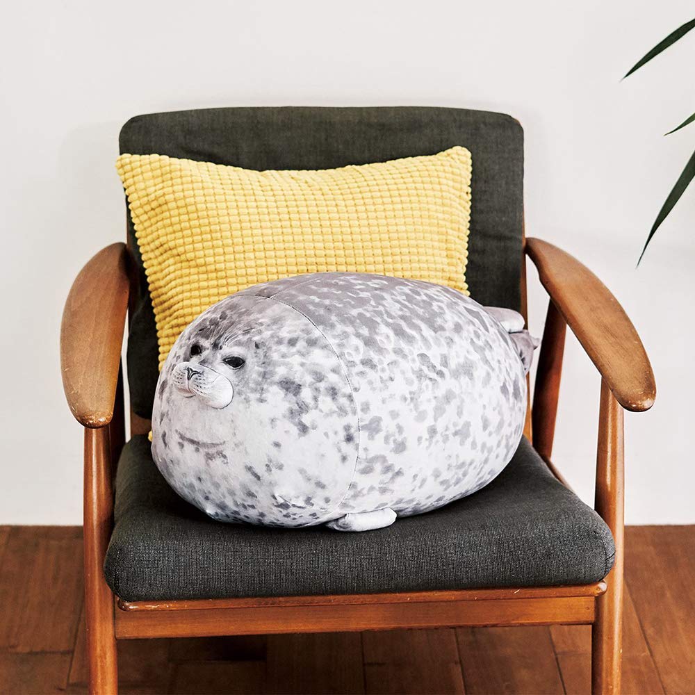 ETAOLINE Chubby Blob Seal Pillow Cute Seal Plush Toy Stuffed Animals