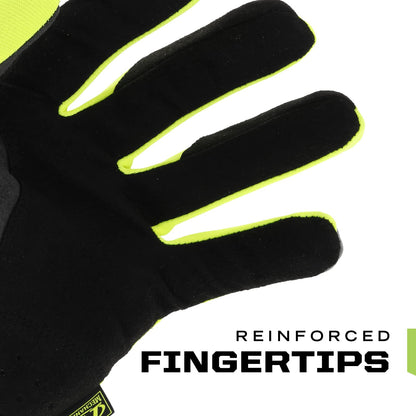 Mechanix Wear - Hi-Viz FastFit Gloves (Large, Fluorescent Yellow) SFF-91-010