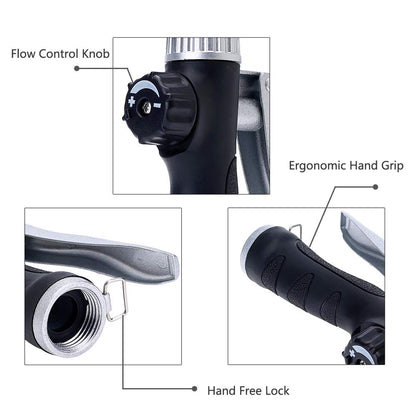 GREEN MOUNT Watering Wand, 24 Inches Sprayer Wand with Superior Stainless Head, Perfect for Hanging Baskets, Plants, Flowers, Shrubs, Garden and Lawn, Blue