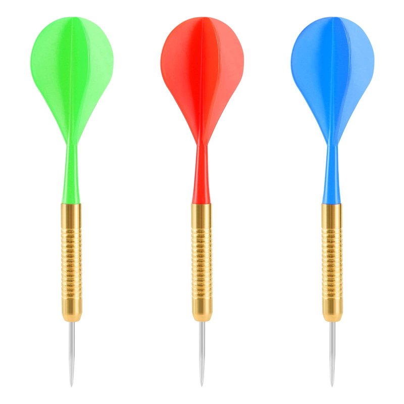 Accmor 18 Pack Steel Tip Darts, 16 Grams Metal Tip Dart Set, Darts Metal Tip Set, Metal Darts for Dartboard