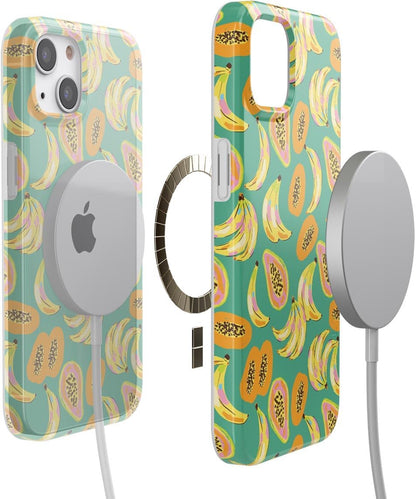 Casely iPhone 14 Case | Fit Check | Neutral Checkerboard | Compatible with MagSafe | Classic Ultra Slim Design