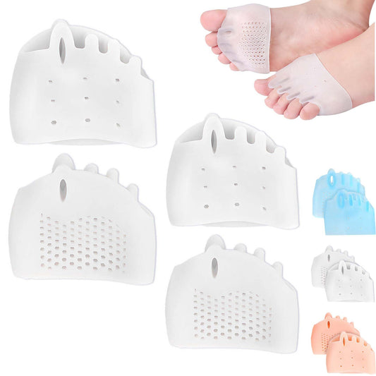 Briza Toe Sleeves, Briza Cove Toe Sleeve for Men and Women, Breathable and Does Not Rub Feet, Soft and Comfortable, Suitable for Daily Wear (White*2)