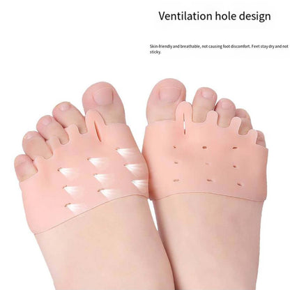 Briza Toe Sleeves, Briza Cove Toe Sleeve for Men and Women, Breathable and Does Not Rub Feet, Soft and Comfortable, Suitable for Daily Wear (White*2)