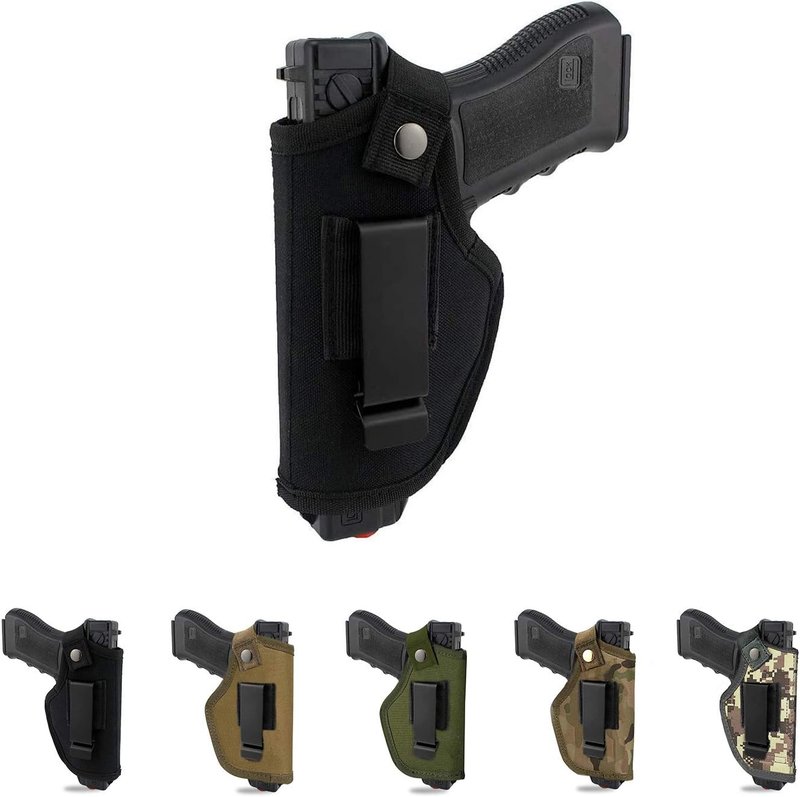 Concealed Carry Holster - IWB/OWB Metal Clip for Airsoft Pistols | Right & Left-Hand Draw Options