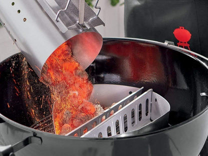 GFTIME 7403 Charcoal Baskets for Weber 47/57/67cm Charcoal Grills, Charcoal Briquette basket for Weber Kettle, One Touch and Master Touch series, Coal Fuel Holders for other Charcoal Grills. 2 Pack