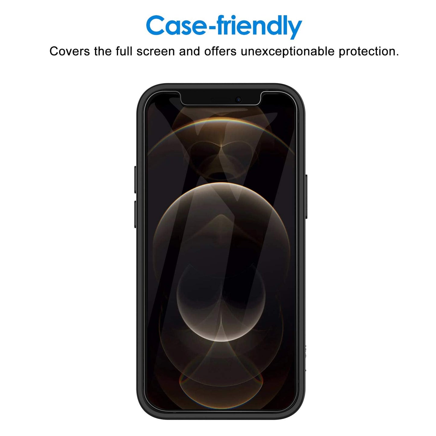 JETech Privacy Screen Protector for iPhone 11 and iPhone XR 6.1-Inch, Anti Spy Tempered Glass Film, 2-Pack