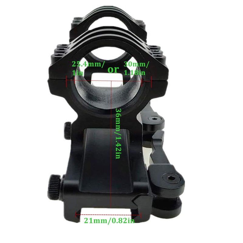 Quick Release Cantilever Weaver Forward Reach Dual Ring 25.4mm / 30mm Heavy Duty Scope Mount