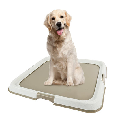 PAWISE Puppy Pad Tray Dog Toilet Tray Pet Pee Pad Holder,Portable Puppy Training Pad, Indoor Dog Litter Tray for Dogs/Cats,60 * 60 cm