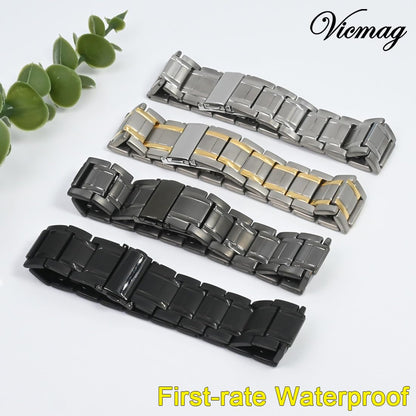 Vicmag 3X Magnetic Bracelet for Men Pure Titanium Bracelet 3500 Gauss Ultra Strength Magnets Adjustable Wristband with Adjustment Tool & Gift Box (Pure Titanium Grey)