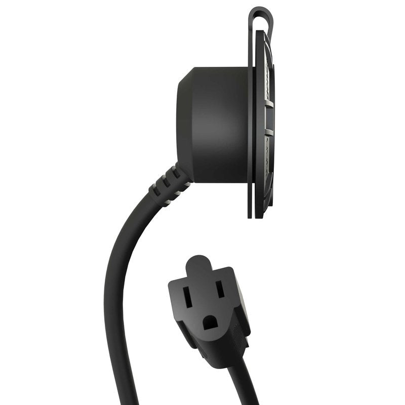 NOCO GCP1 15A AC Port Plug, 125V Power Inlet Socket, and Waterproof Electrical Outlet Receptacle Box with 16-Inch Integrated Outdoor Extension Cord