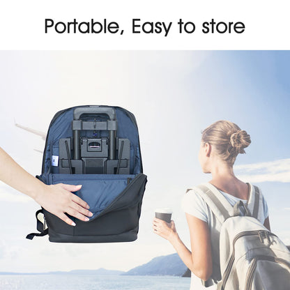 Car Seat Travel Cart for Airport - Carseat Roller for Traveling. Extendable Base Plate, Foldable, storable, and stowable Under Your Airplane seat or Over Head Compartment.