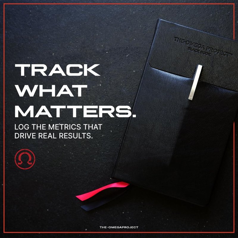 The Omega Project Black Book Training Journal – Tactical Fitness Planner Designed by U.S. Special Operations Forces