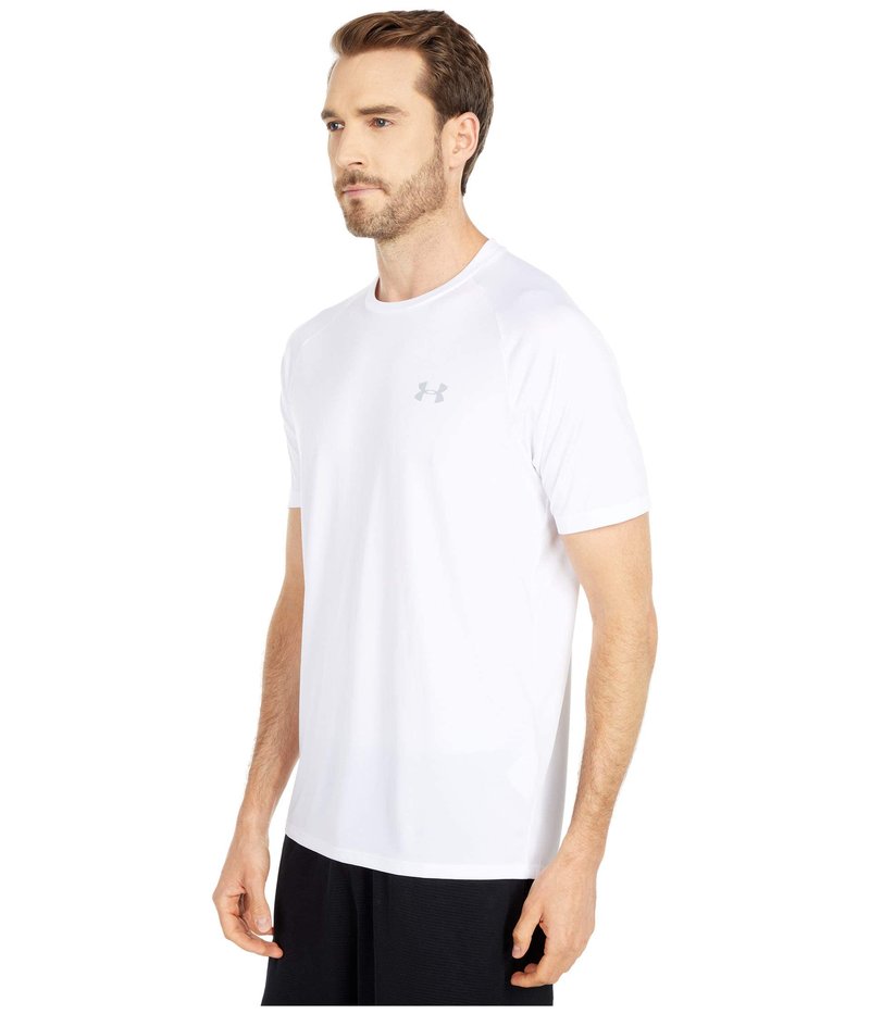 Under Armour Men's Tech 2.0 Short-Sleeve T-Shirt, White (100)/Overcast Gray, X-Small