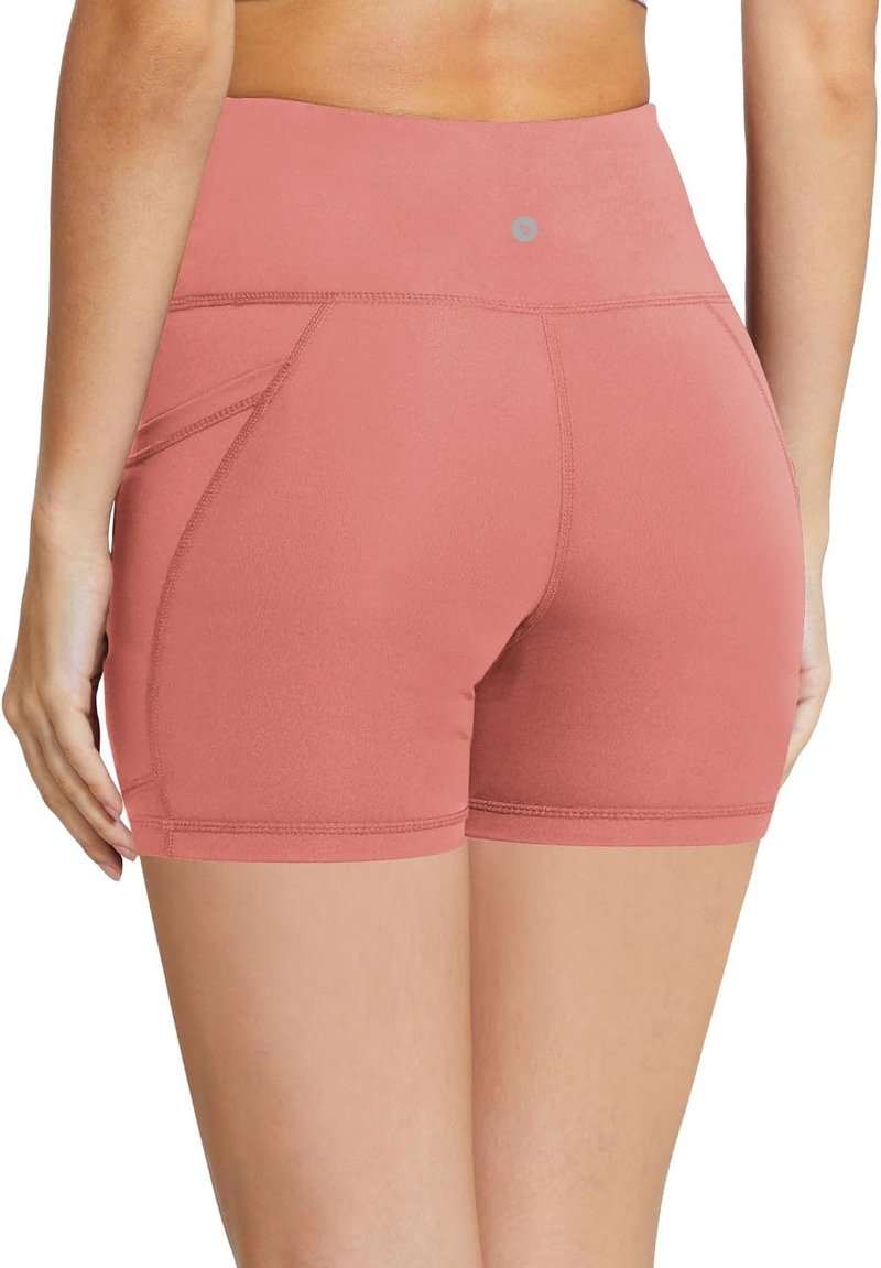 Baleaf Women's High Waist Biker Shorts - 8"/5"/3" Spandex Workout Shorts with Pockets for Yoga & Running