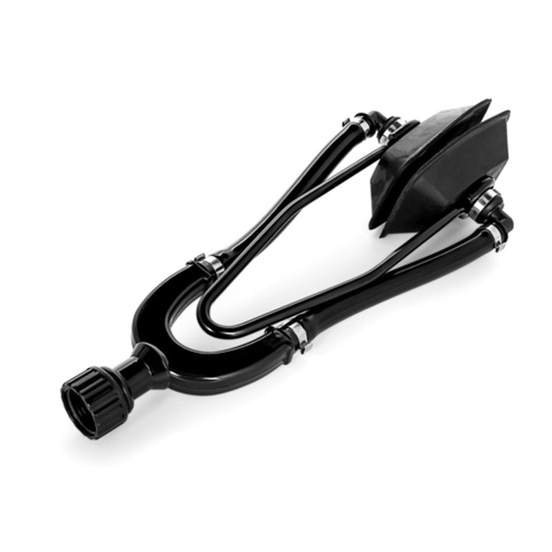 Camco Boat Dual Water Feed Motor Flusher - Boat Muffs Flush Contaminates Out of Your Boat Engine - Dual Input Design - Connects to Standard Water Hoses - Boat Accessories for Winterization (50141)