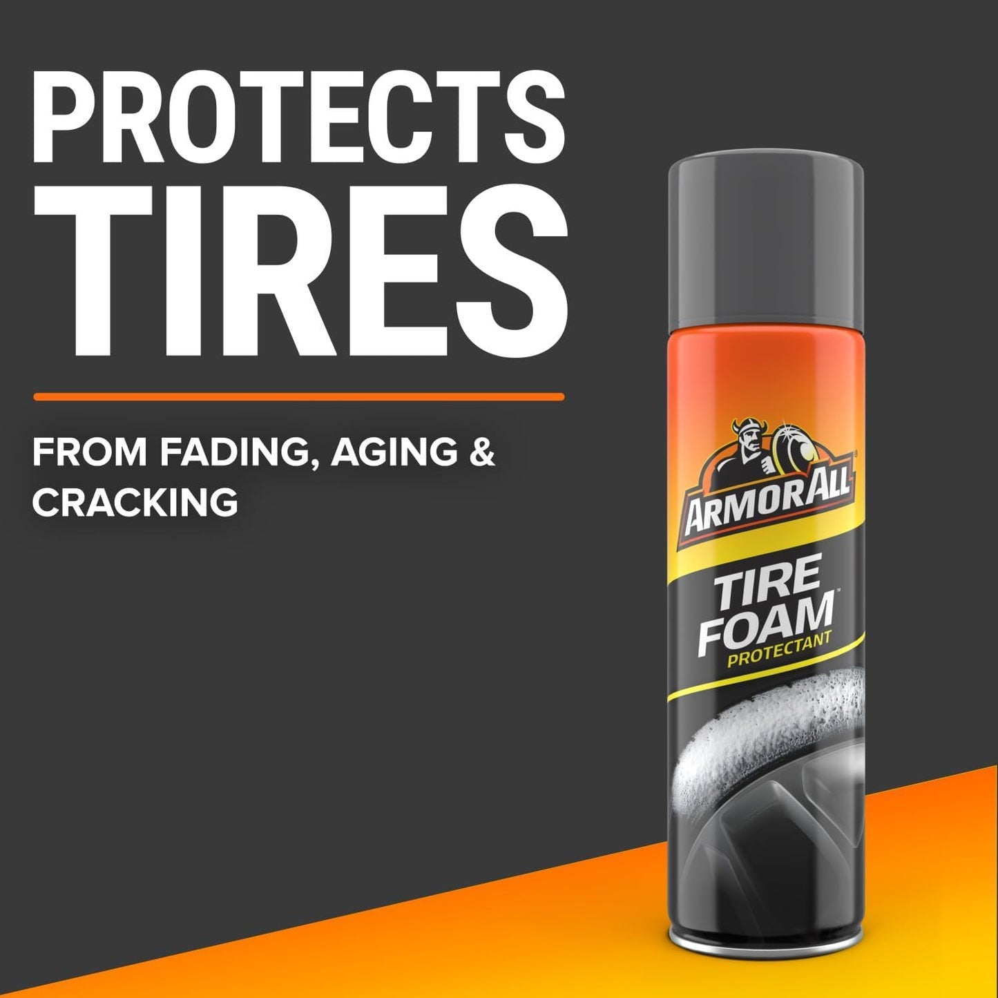 Armor All Tire Foam, Tire Cleaner Spray for Cars, Trucks, Gifts for Dad, Motorcycles, 20 Oz Each, 1.25 Pound (Pack of 1)