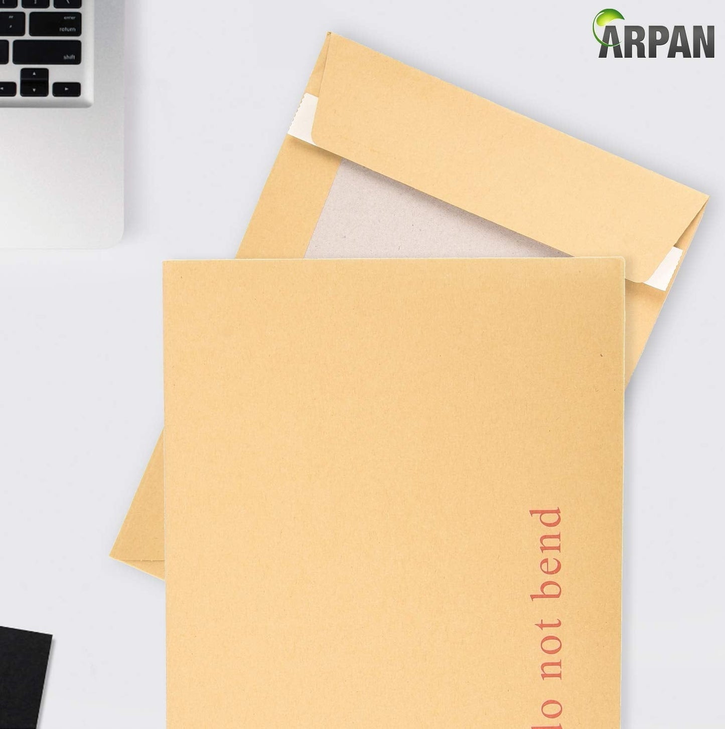 Arpan 229mm x 162mm A5 C5 Manilla Hard Board Backed Envelopes Do Not Bend (Pack of 50)