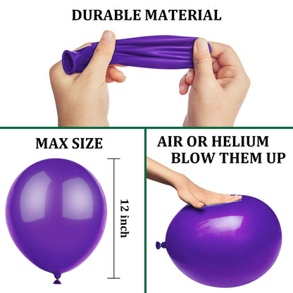 PheiLa 50 Pcs 12 Inch Balloons - Halloween Decorations in Orange, Black, Purple, Green Confetti for Trick or Treat, Spooky Ghost, Bar, Birthday, Graduation Parties