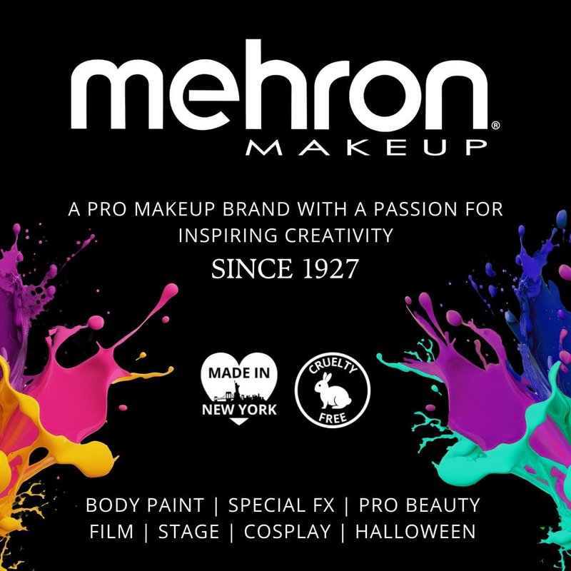 Mehron Makeup CreamBlend Stick | Face Paint, Body Paint, & Foundation Cream Makeup | Perfect for Halloween .75 oz (21 g) (Moonlight White) | Made in the USA