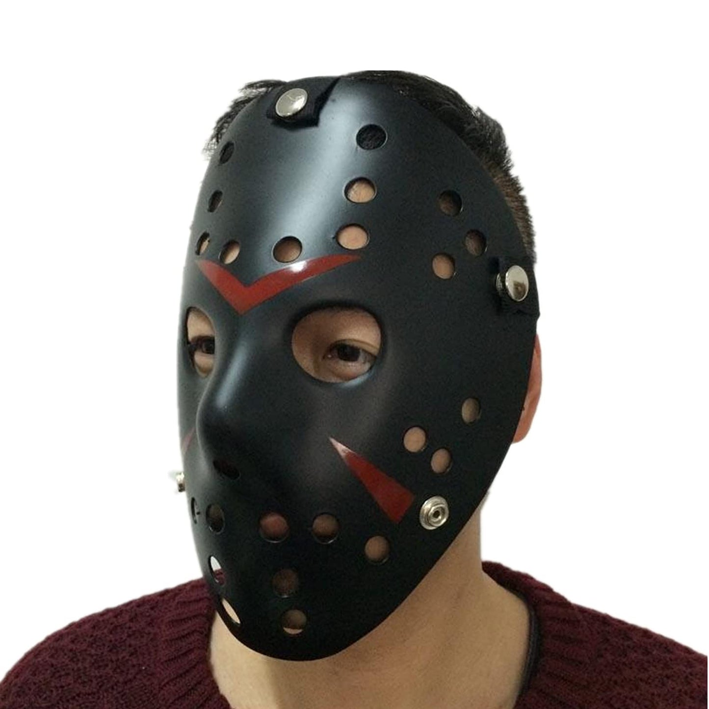 JOYFISCO Halloween Mask Horror Hockey Mask Halloween Masquerade Party Cosplay Prop Costume Mask