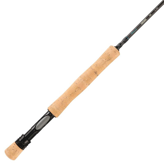 Shakespeare 9' Cedar Canyon Elite Fly Fishing Rod, 7/8 wt Line Rating, Medium Fast Action for Precision and Finesse Casting, 4-Piece Carbon Fiber Construction, Comfortable Cork Handle