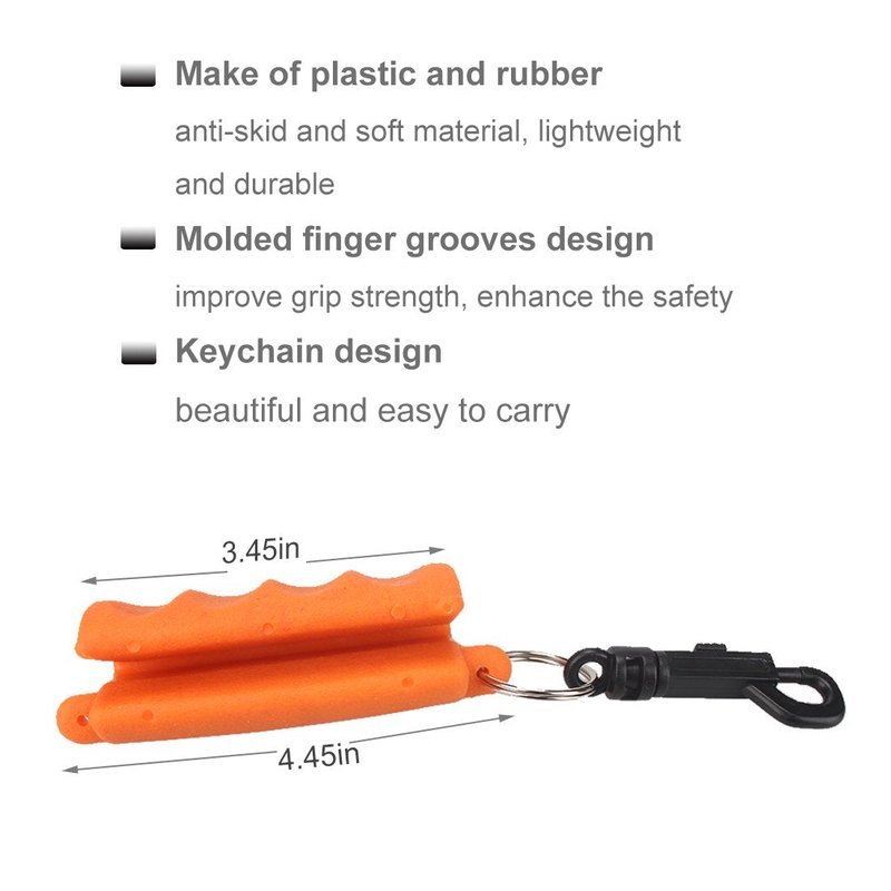 KRATARC Archery Arrow Puller Target Remover Gripper with Belt Clip (Orange-4pcs)