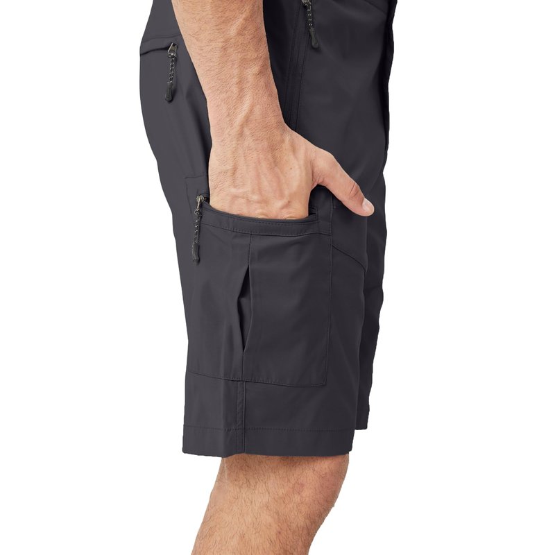 Tuna Men's Hiking Cargo Shorts Lightweight Quick Dry Outdoor for Men with 5 Zipper Pockets Water Golf Camping Casual Summer(Black 5# L)