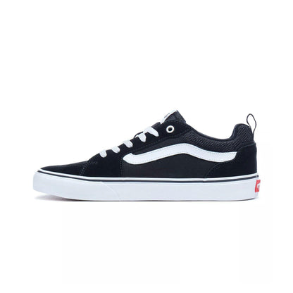 Mens Vans Size 9.5, Filmore Sneaker Black & White Suede & Mesh Canvas Lace Up Shoes, Low Top Men's Trainers, Lightweight Men's Shoes by Vans Active Wear Range (9.5 UK)