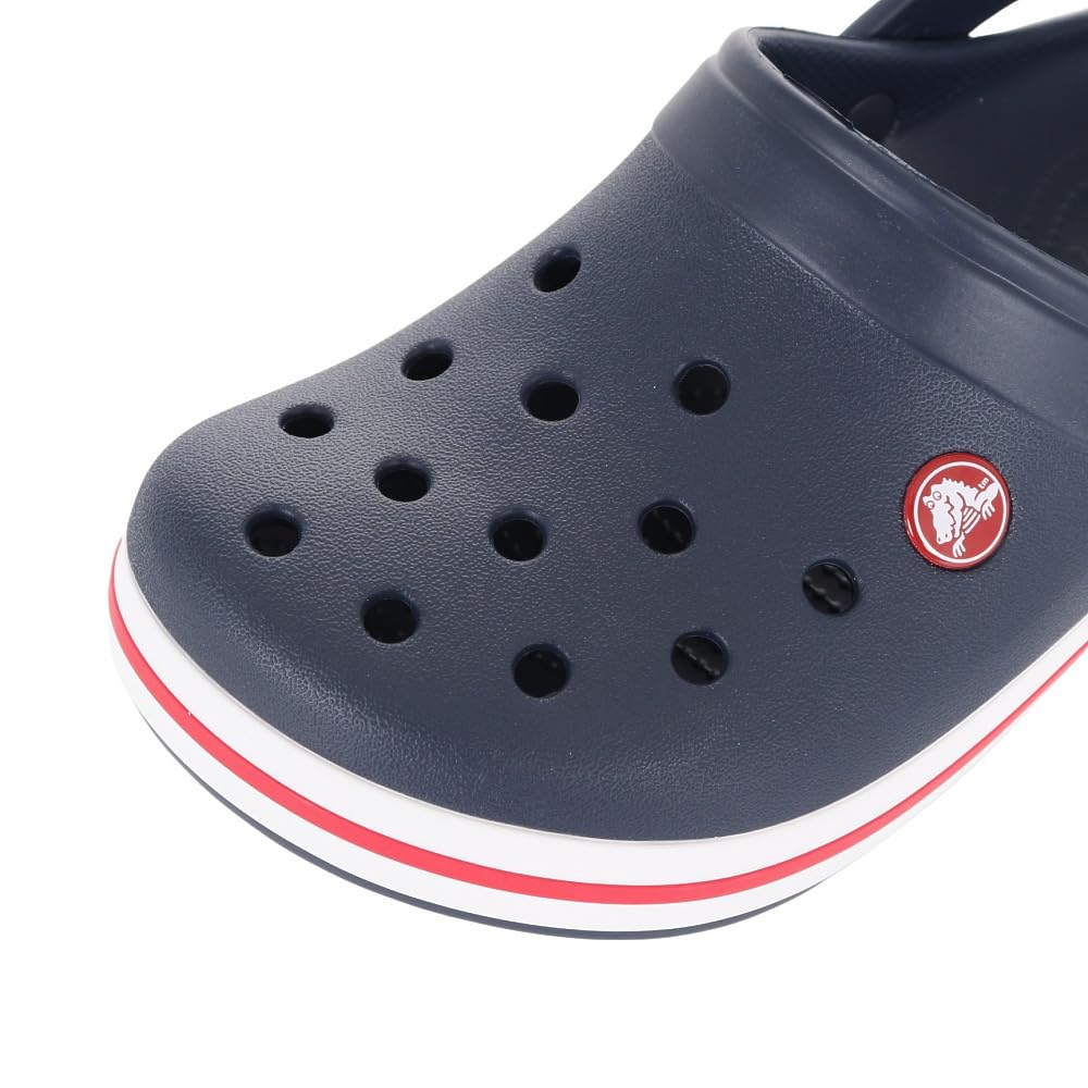 Crocs Unisex Kids Crocband K Clogs, Navy Red, 6 UK