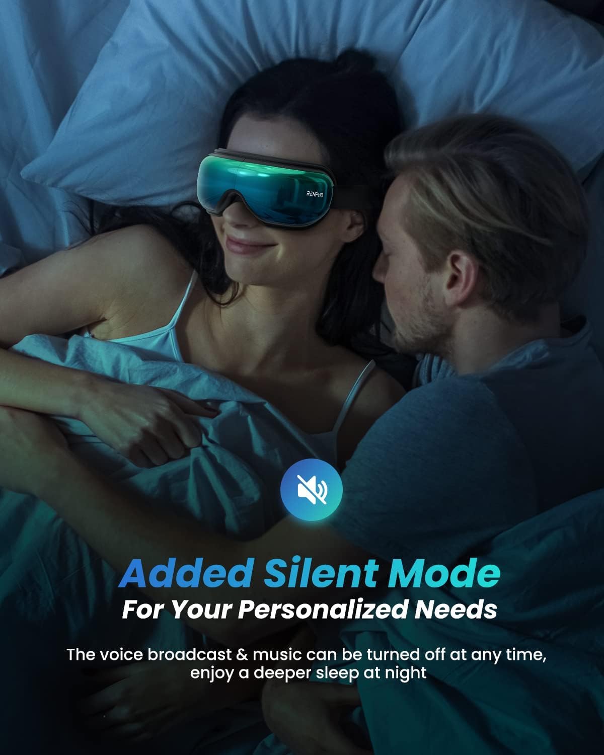 RENPHO Eye Massager with Heat, Valentines Day Gifts for Her Him Birthday Gifts for Women Mom, FSA Eligible HSA Eye Mask for Migraine,Sleep Mask for Dry Eyes Relax, Handheld Massager Eyeris 1