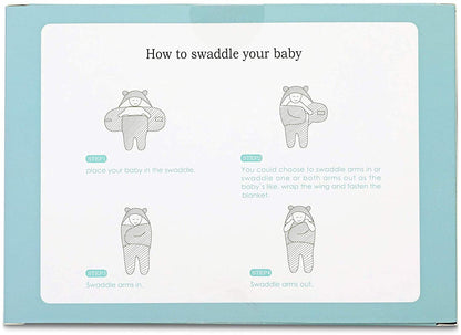 BlueMello Baby Swaddle Blanket | Ultra-Soft Plush Essential for Infants 0-6 Months | Receiving Swaddling Wrap White | Ideal Newborn Registry and Toddler Boy Accessories | Perfect Baby Girl Shower Gift