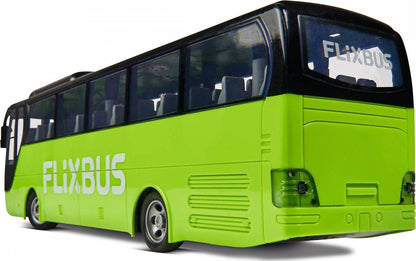 Carson 500907342 FlixBus 2.4GHz - 100% Ready to Drive, Toy Bus, Toy Car, Remote Controlled Car, for Children from 8 Years, Driving Time Approx. 60 Minutes, Colourful