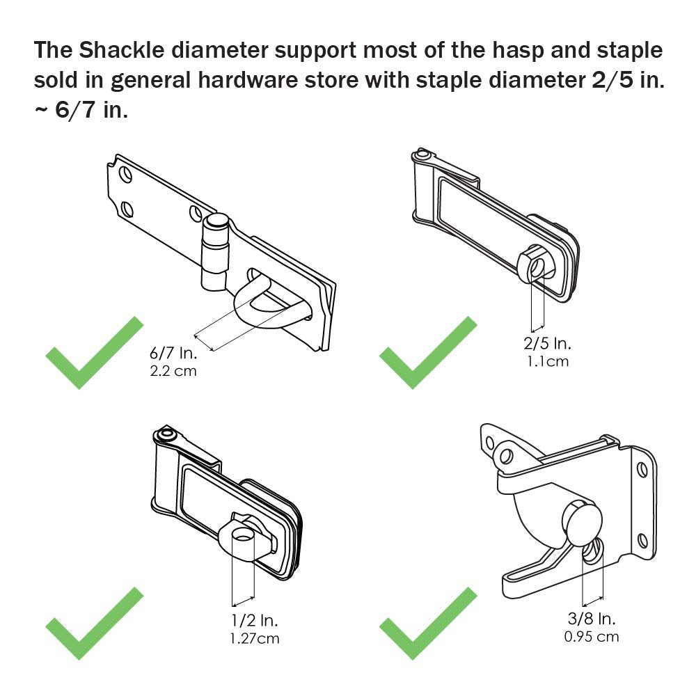 eGeeTouch 4th GEN. Outdoor Smart Padlock, Weatherproof, Rugged Design for Commercial use, Bluetooth + NFC (1 Pack) Satin Silver