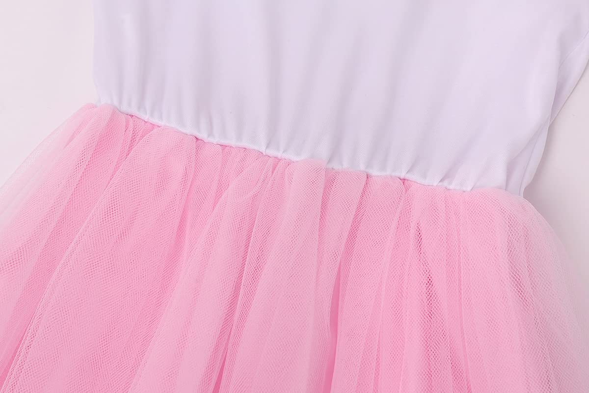 Gomukot Kids Cowgirl Costume for Girls Halloween Western Rodeo Dress Up (Pink, 3-4T)