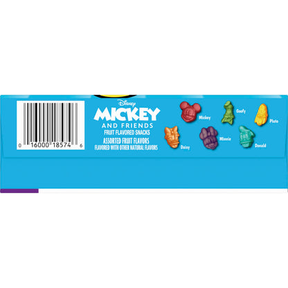 Disney Mickey and Friends Fruit Flavored Snacks, Treat Pouches, Gluten Free Snack, Value Pack, 22 Ct, 17.6 oz