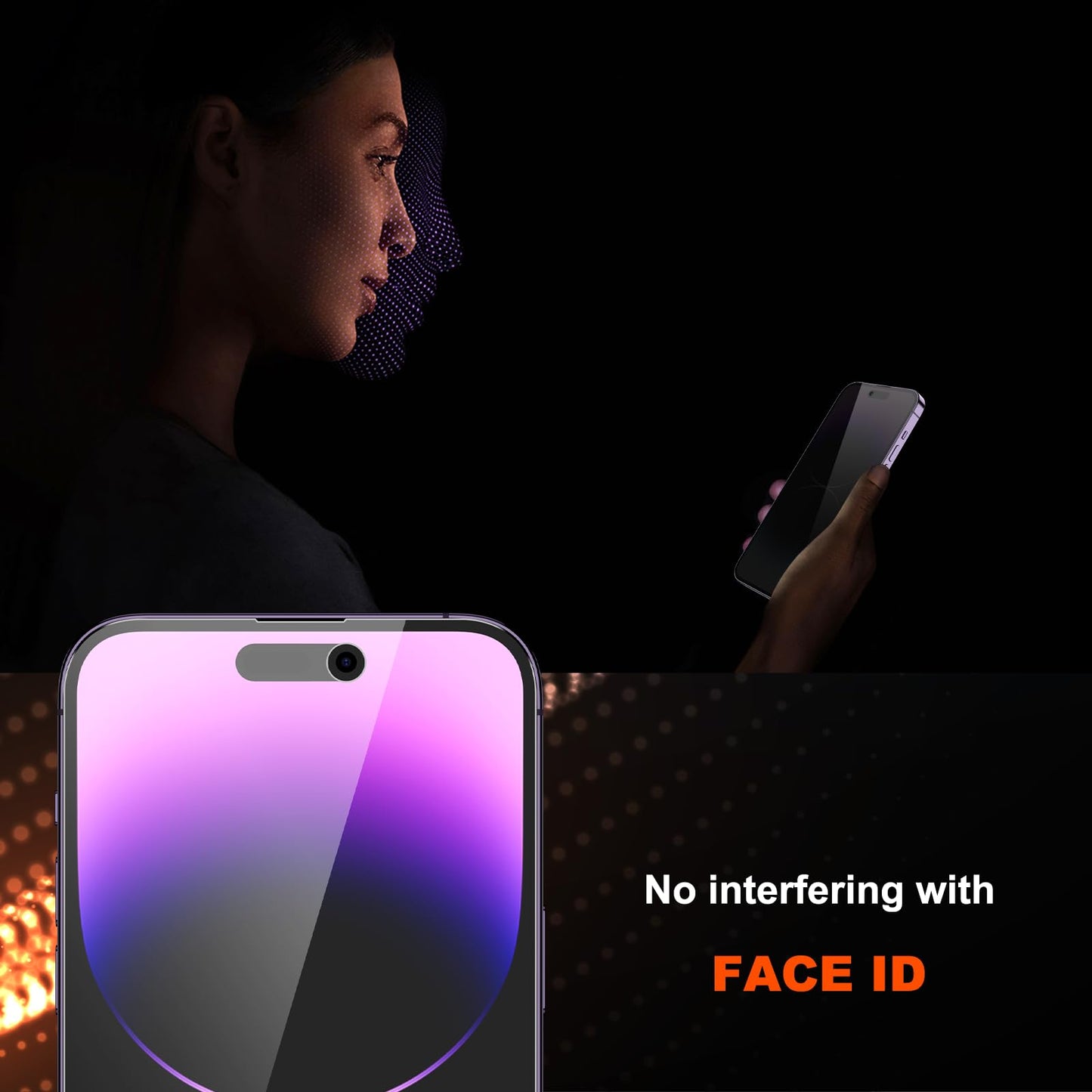 [2 Pack] Privacy Screen Protector for iPhone 11/XR, YMHML Tempered Glass Anti-Spy Bubble Free Case Friendly Easy Installation Film for iPhone 11/XR 6.1 Inch