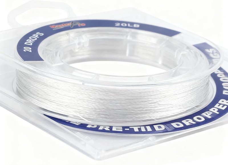 MASTERPRO Pre-Tied Dropper Loop Rigs - Fishing Line Spool 10LB to 100LB | Ideal for Saltwater & Freshwater Fishing