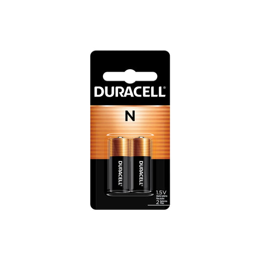 Duracell N 1.5V Batteries, 2 Count (Pack of 1), N 1.5 Volt Alkaline Battery, Long-Lasting for Remote Controls, Key Fobs, GPS Trackers, and More