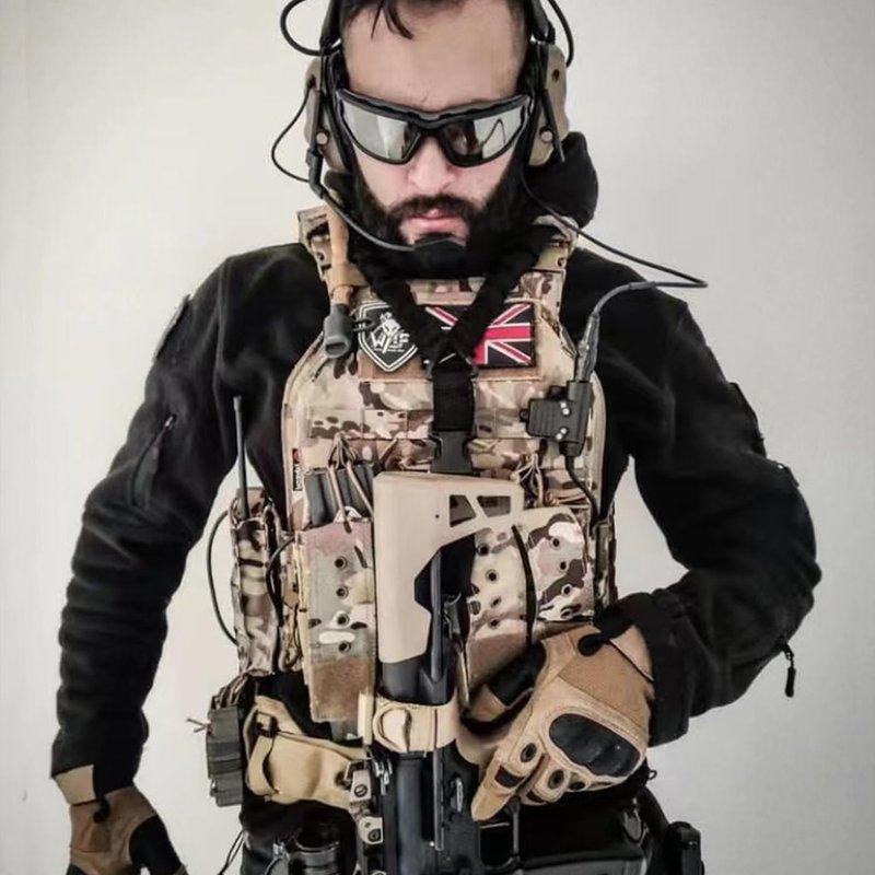 YAKEDA Quick Release Tactical Outdoor Vest for Adult (CP)