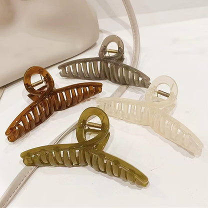 Big Hair Claw Clips Large Jelly Hair Clip for Women Large Butterfly Clip Claw Larger Size Hair Clip for Long Thick Hair 4 Pcs Christmas Gifts