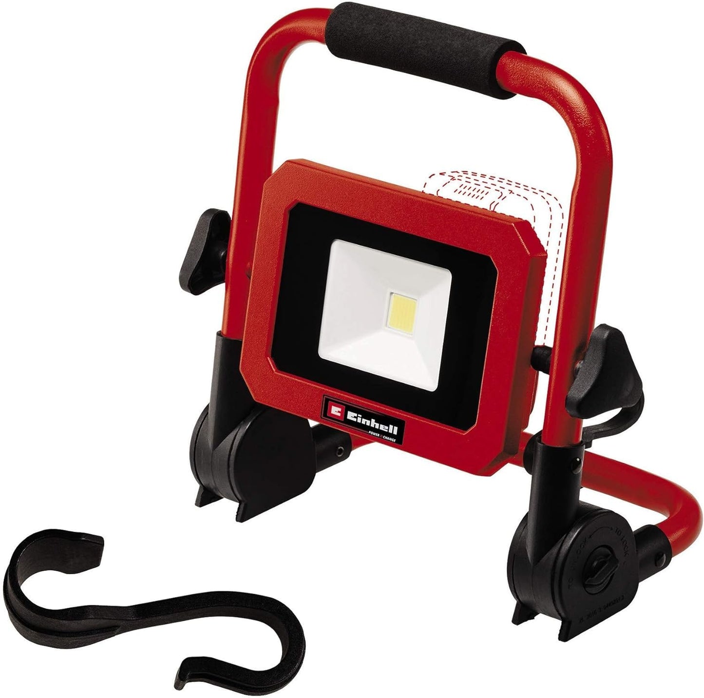 Einhell Power X-Change 18V Hybrid Rechargeable Work Light - Portable Rechargeable, Battery Powered, LED (1800Lm Max) - TE-CL 18/1800 LiAC Solo Job Site Floodlight Work Lamp (Battery Not Included)