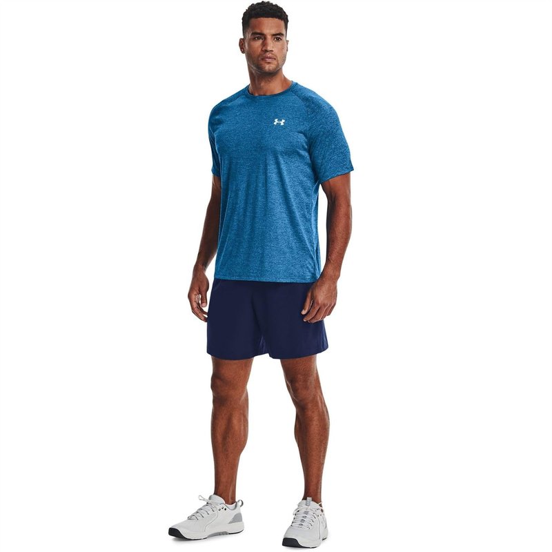Under Armour Men's Tech 2.0 Short-Sleeve T-Shirt, Cruise Blue (899)/White, Medium