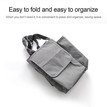 Car Trunk Organizer and Storage, Backseat Hanging Organizer for SUV, Truck, MPV, Waterproof, Collapsible Cargo Storage Bag with 4 Pockets, Car Interior Accessories (Gray)