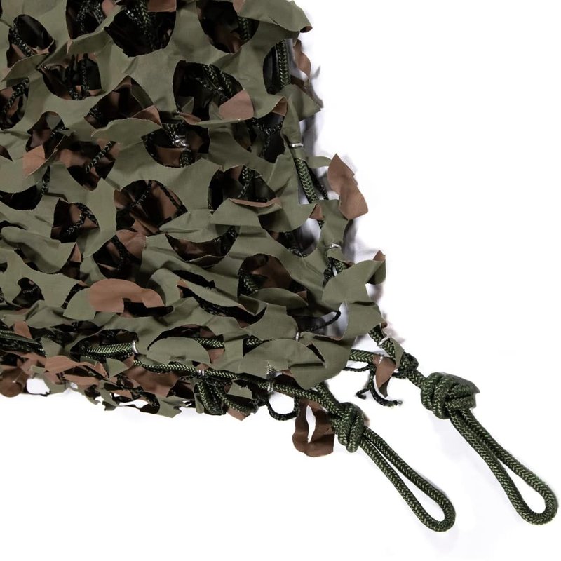 CamoSystems Premium Series Camouflage Military Spec Net with Mesh Netting Attached, Large, 9'10" x 19'8", Original Camo - Green/Brown