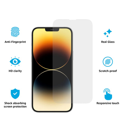Casely iPhone 16, iPhone 15 Premium Tempered Glass Screen Protector
