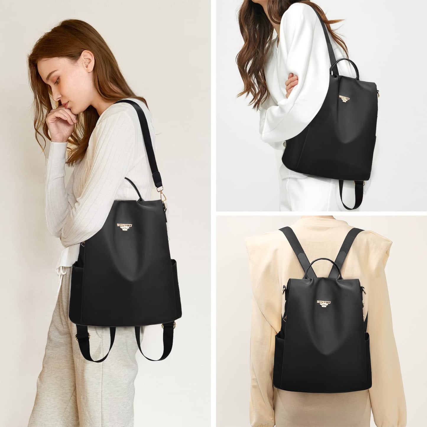 shepretty Backpacks Anti Theft Women Travel Rucksack Shoulder Bag,8888-d.