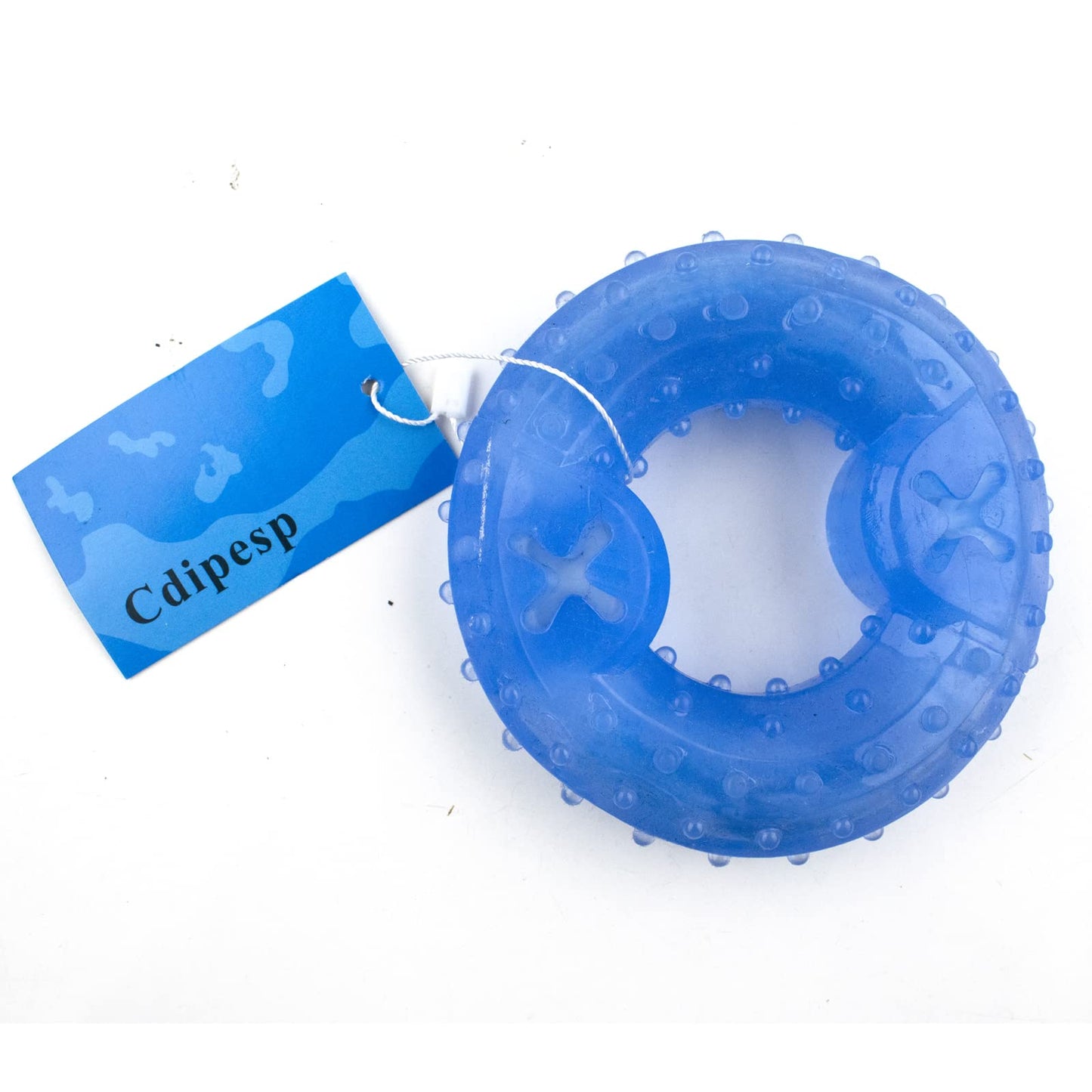 Cdipesp Dog Cooling Toy Puppy Teething Ring Freeze Dogs Chew Toy for Summer Tough Robust Pet Toys Dog Ice Teething Toys for Puppies