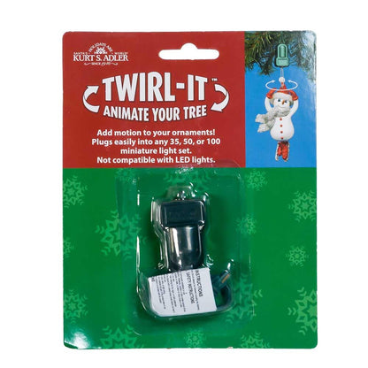 Kurt S. Adler 2-Inch Twirl-It Motor Pigtail Ornament Twirler, Multicolor (J7804), NOT for LED