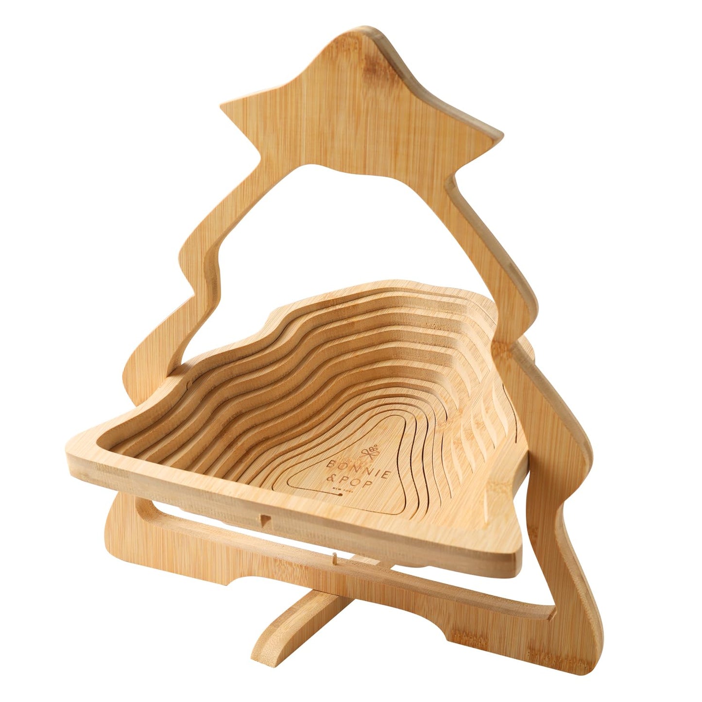 Fruit Gift Basket, Dried Fruit Christmas Tree Trivet Tray Assortment Christmas Tree | Great for Snacks, Healthy Gifts, Parties, Corporate, Sympathy, Holidays, Men, Women, Families | Bonnie and Pop