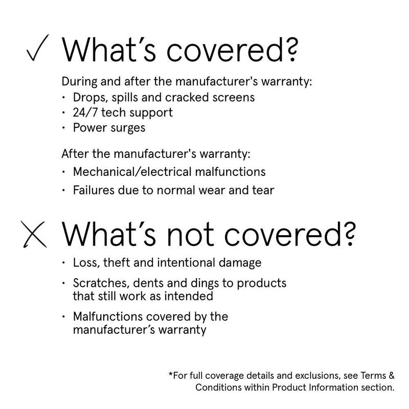 ASURION 2 Year Portable Electronic Accident Protection Plan ($175 - $199.99)